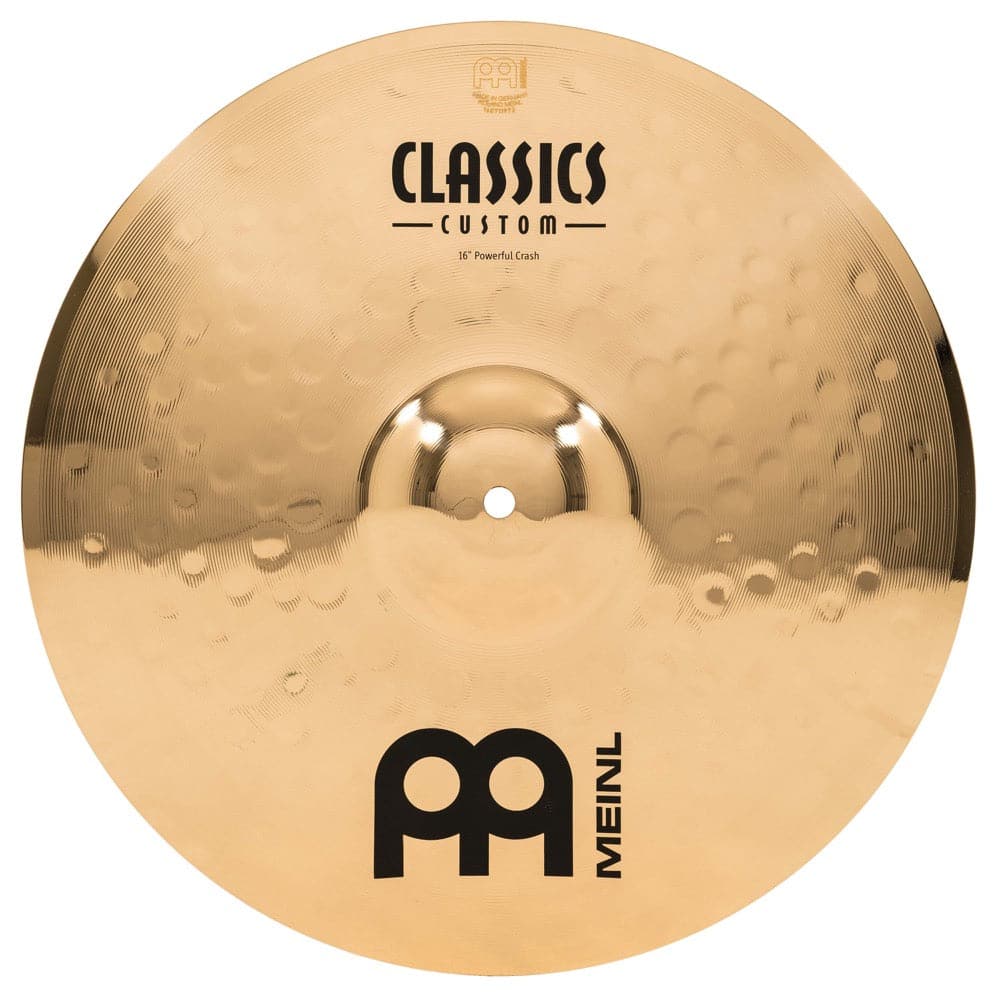 Used Meinl Classics Custom Powerful Crash Cymbal 16 - Drum Center Of Portsmouth