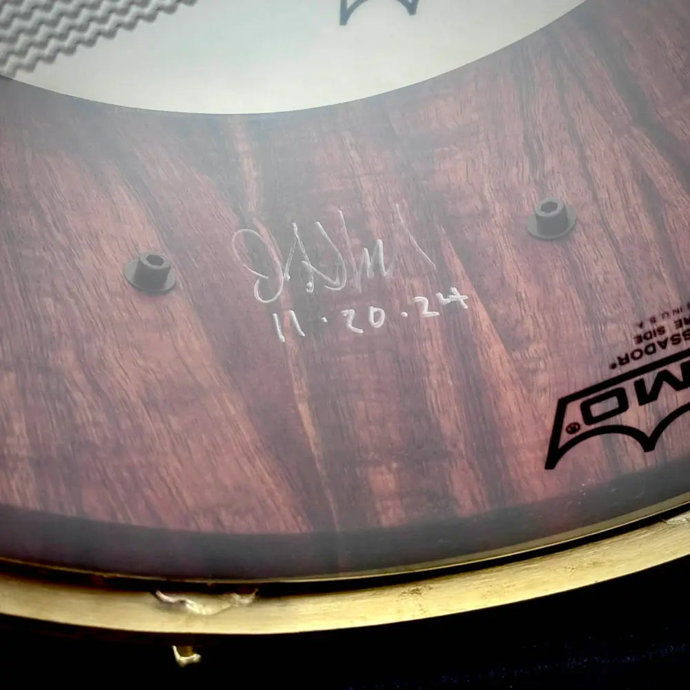 Used Cherry Hill Curly Koa Stave Snare Drum 14x7 - Very Good - Drum Center Of Portsmouth