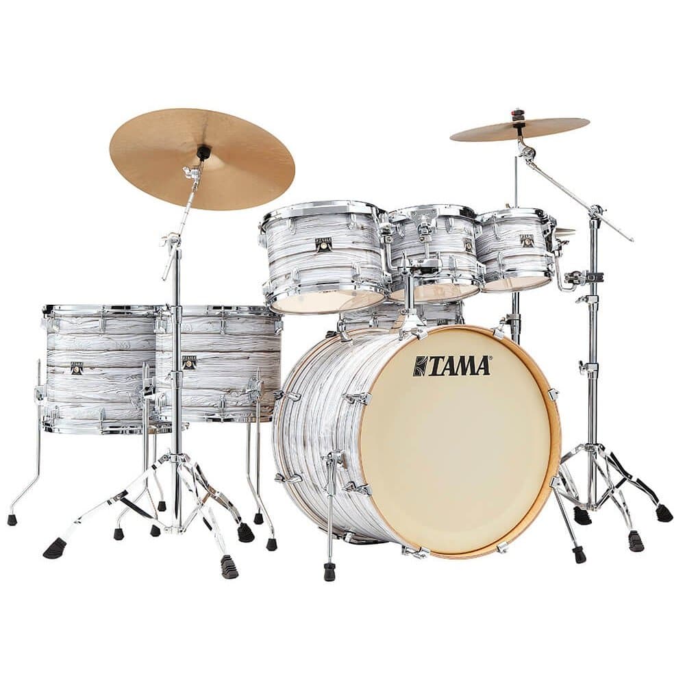 Tama Superstar Classic 7pc Drum Set Ice Ash Wrap