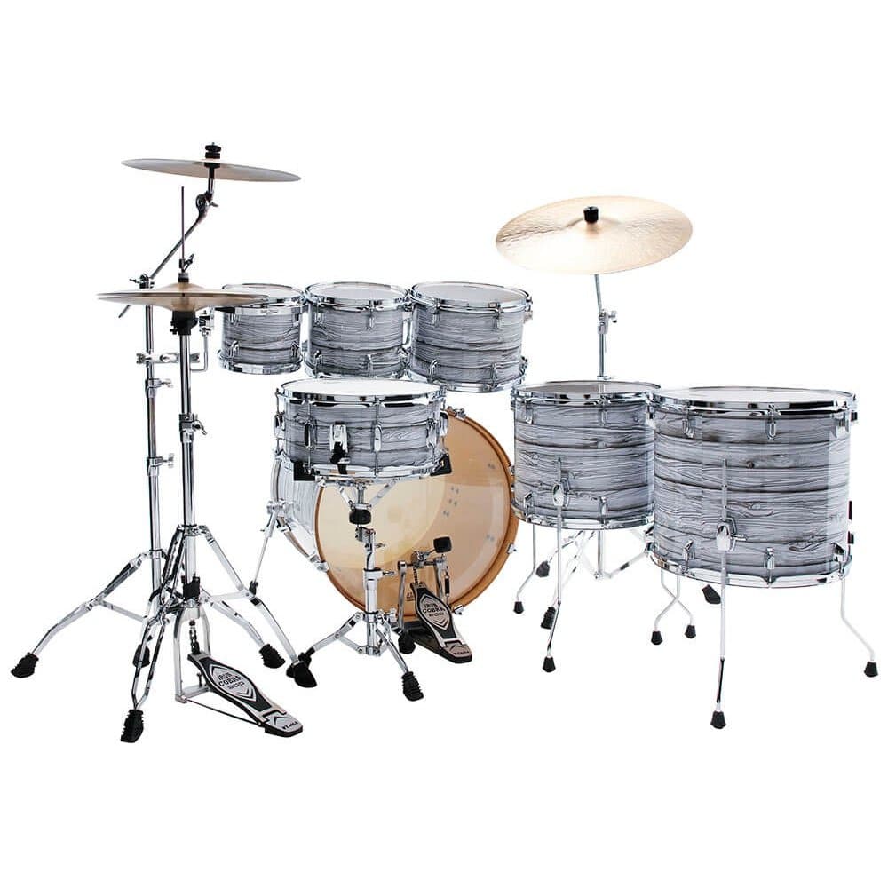 Tama Superstar Classic 7pc Drum Set Ice Ash Wrap