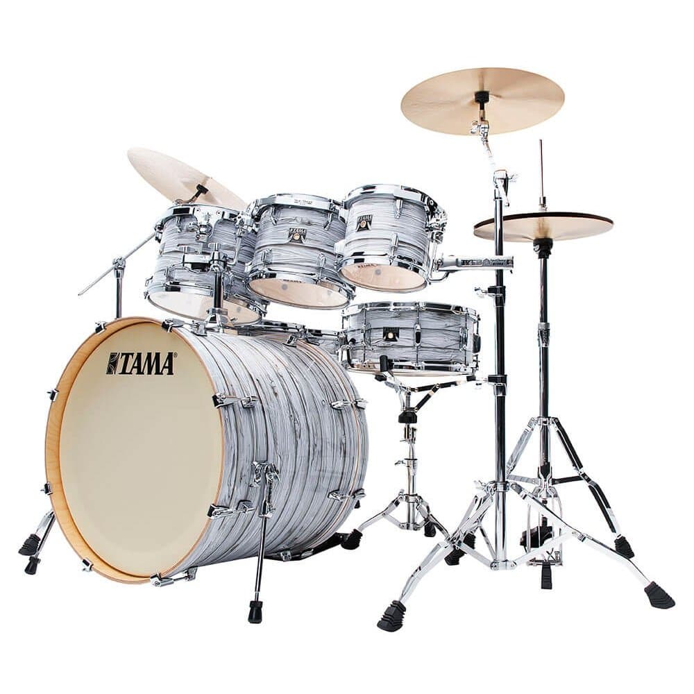 Tama Superstar Classic 7pc Drum Set Ice Ash Wrap