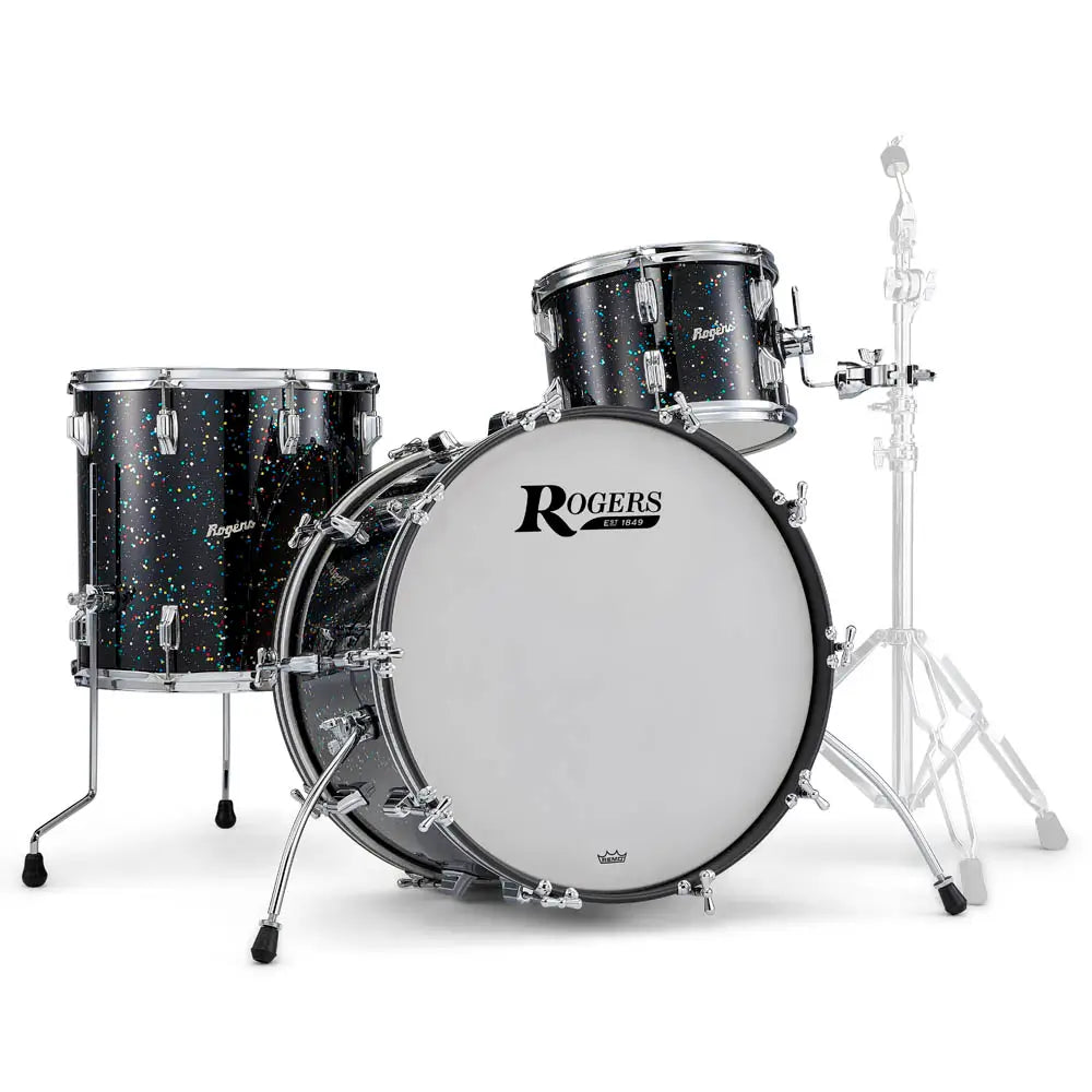 Rogers Cleveland 3pc Drum Set Mardi Gras - Drum Center Of Portsmouth