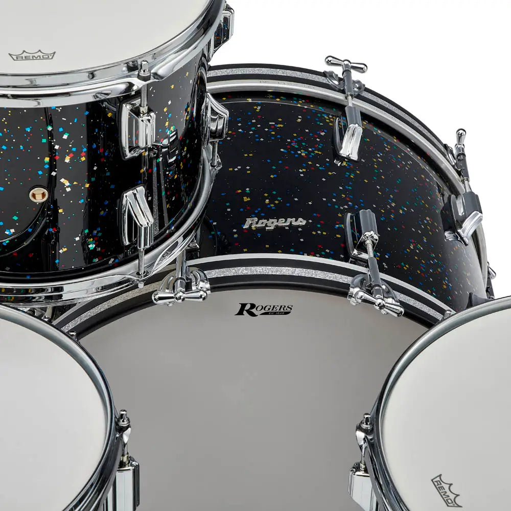 Rogers Cleveland 3pc Drum Set Mardi Gras - Drum Center Of Portsmouth