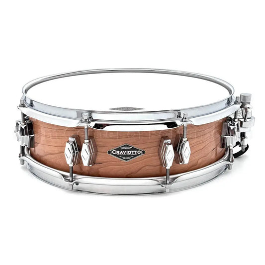 Craviotto Custom Shop Cherry Snare Drum 14x4.5 w/Double Mini Diamond Lugs - Drum Center Of Portsmouth