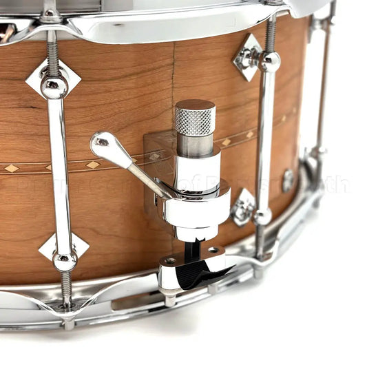Craviotto Custom Shop Cherry Snare Drum 14x6.5 w/Cherry Inlay - Drum Center Of Portsmouth