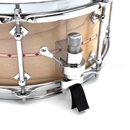 Craviotto Custom Shop Poplar Snare Drum 13x6.5 w/Red Inlay - Drum Center Of Portsmouth