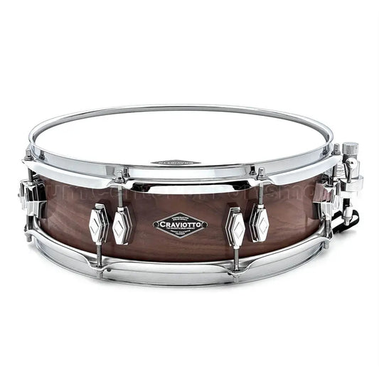Craviotto Custom Shop Walnut Snare Drum 14x4.5 w/Double Mini Diamond Lugs - Drum Center Of Portsmouth