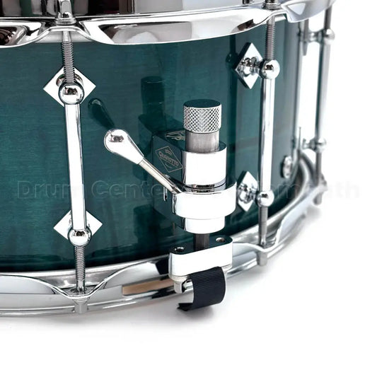Craviotto President's Collection Curly Maple Snare Drum 14x6 Seafoam Green Gloss - Drum Center Of Portsmouth