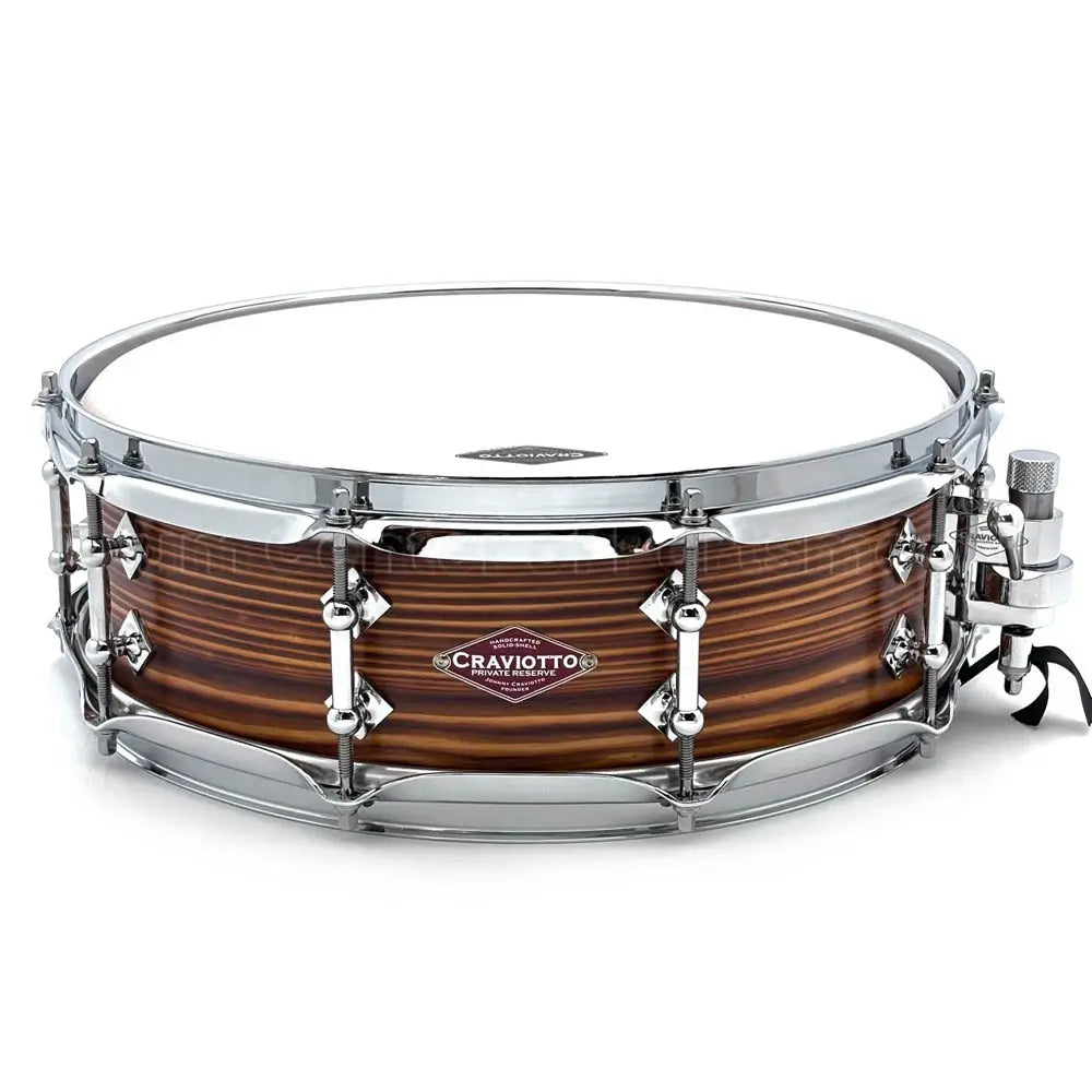 Craviotto President's Collection Cypress Snare Drum 14x4.5 Toasted - Drum Center Of Portsmouth