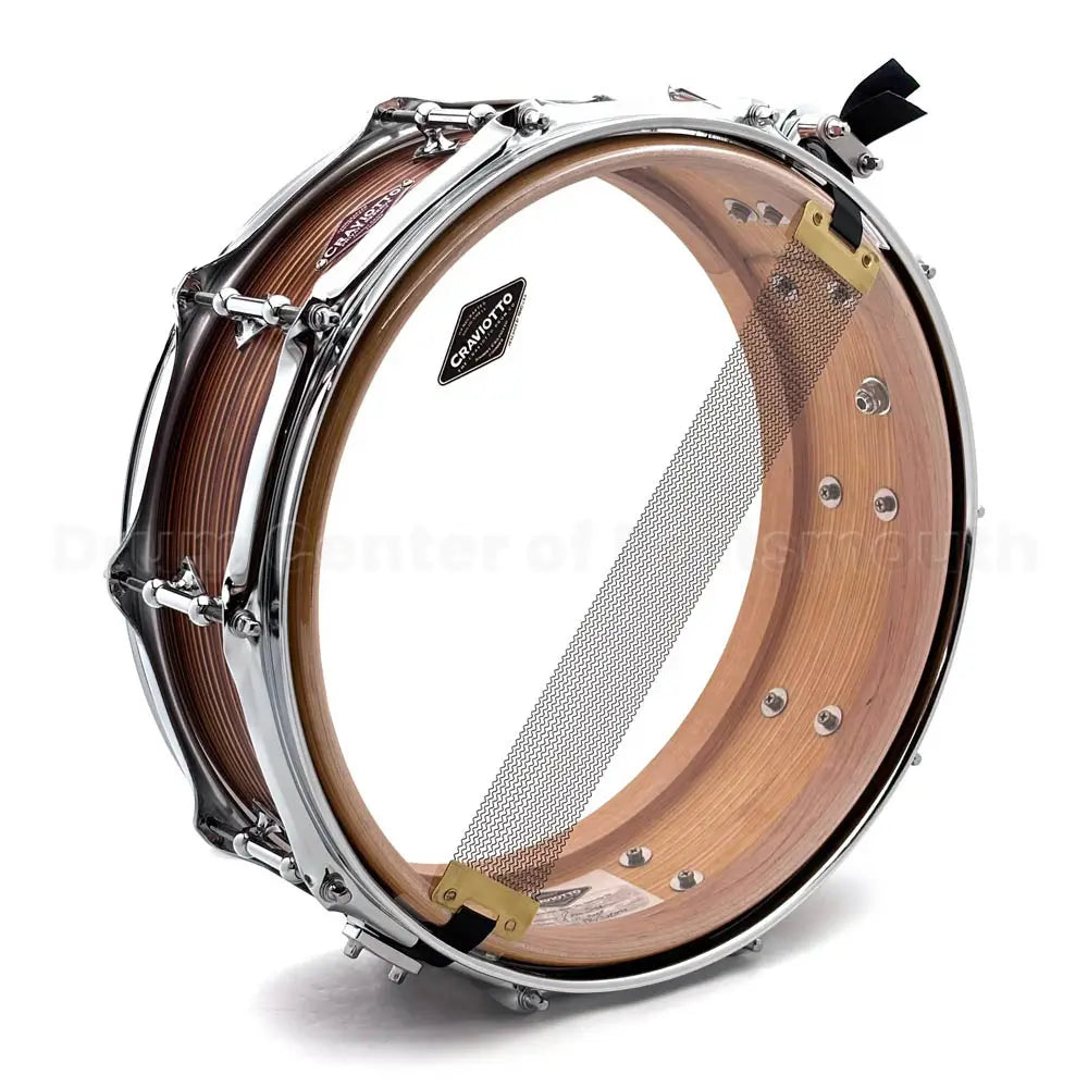 Craviotto President's Collection Cypress Snare Drum 14x4.5 Toasted - Drum Center Of Portsmouth