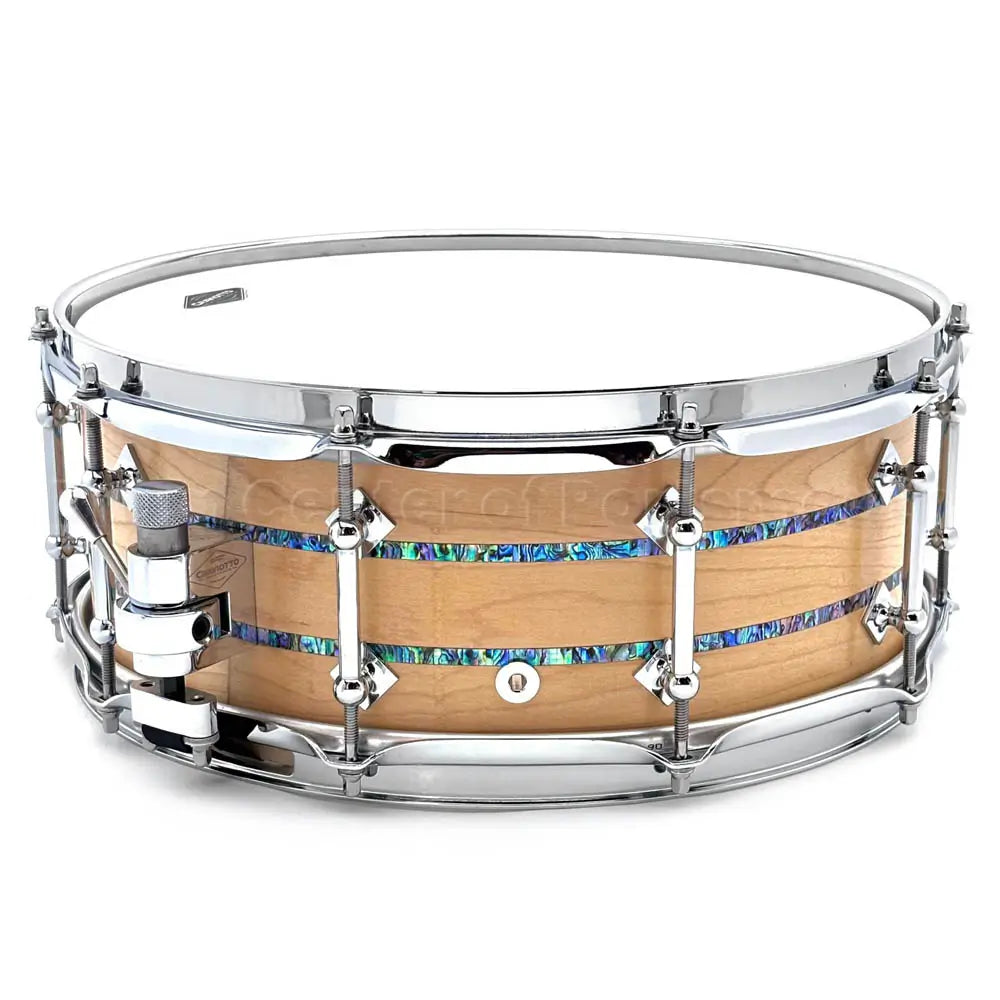 Craviotto President's Collection Maple Snare Drum 14x5.5 w/Double Inlays - Drum Center Of Portsmouth