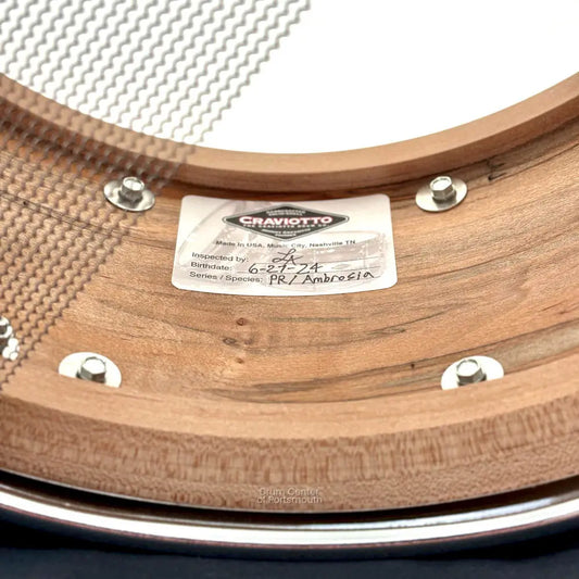 Craviotto Private Reserve Ambrosia Snare Drum 14x6.5 - Drum Center Of Portsmouth