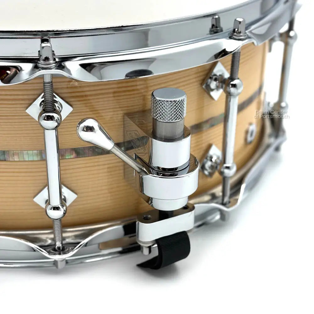 Craviotto Private Reserve Spruce Snare Drum 14x5 w/Black Tahitian Pearl Inlay - Drum Center Of Portsmouth