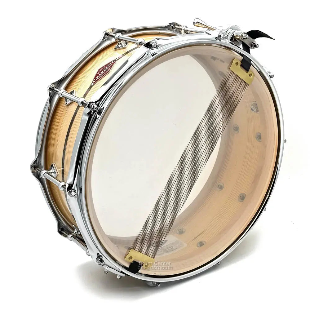 Craviotto Private Reserve Spruce Snare Drum 14x5 w/Black Tahitian Pearl Inlay - Drum Center Of Portsmouth
