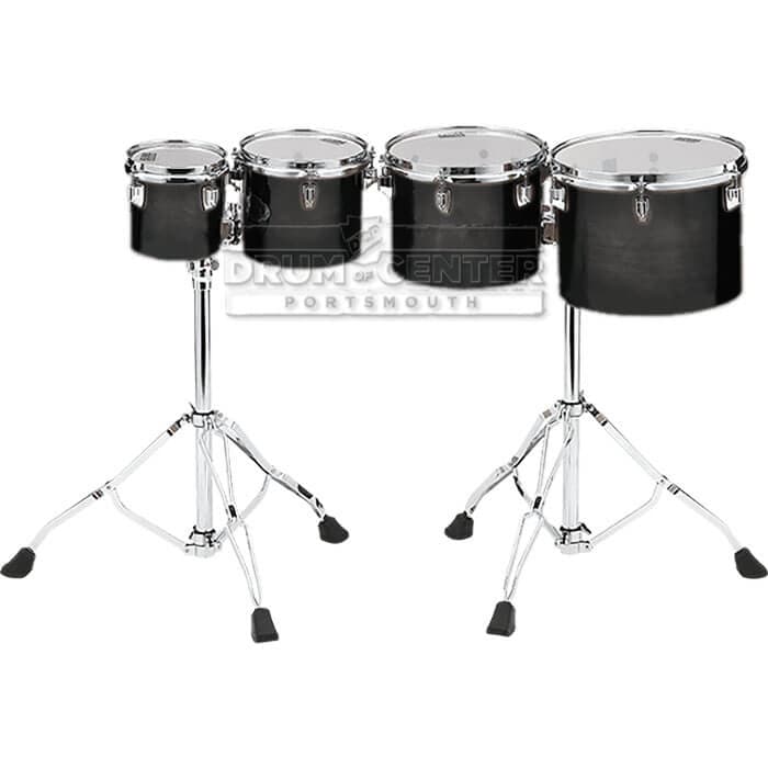 Used Tama High-Pitched Concert Tom Set Transparent Black Fade - Excellent - Drum Center Of Portsmouth