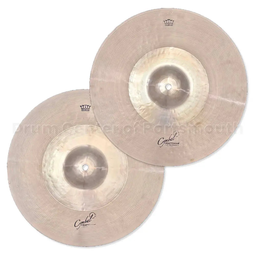 Cymbal Craftsman Dark Modern Dual Hi Hat Cymbals 15"