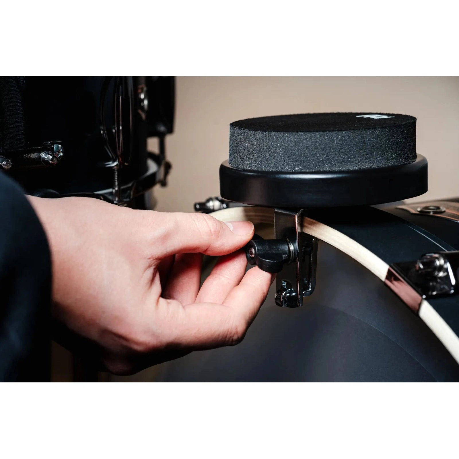 Meinl Bass Drum-Mounted Practice Pad 4" Black - Drum Center Of Portsmouth