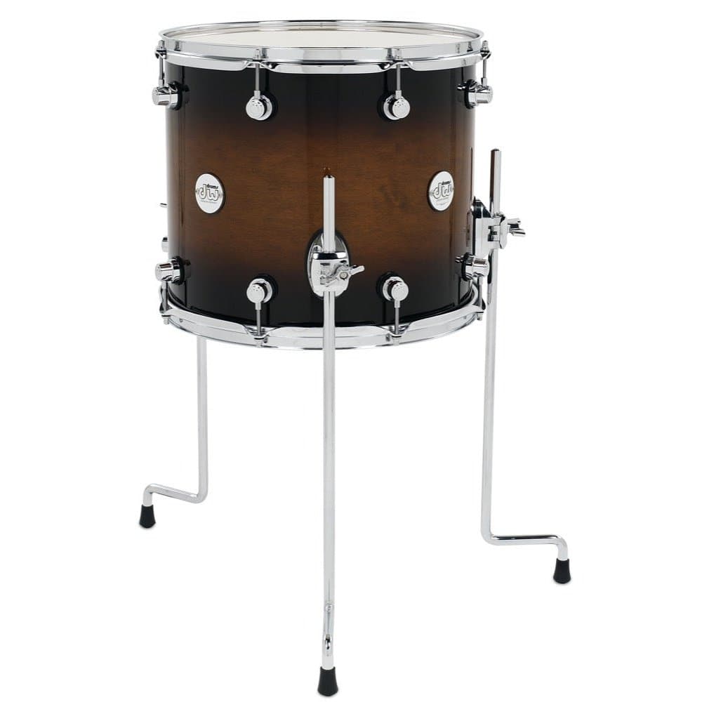 Used DW Design 14x12 Floor Tom w/Legs Tobacco Burst - Drum Center Of Portsmouth