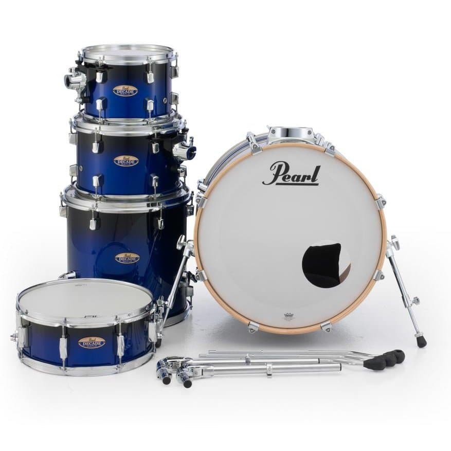 Pearl Decade Maple 5pc Drum Set w/20BD Kobalt Blue Fade