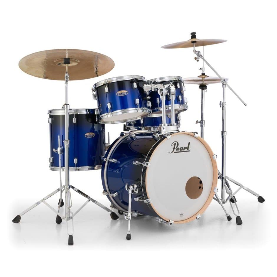 Pearl Decade Maple 5pc Drum Set w/20BD Kobalt Blue Fade