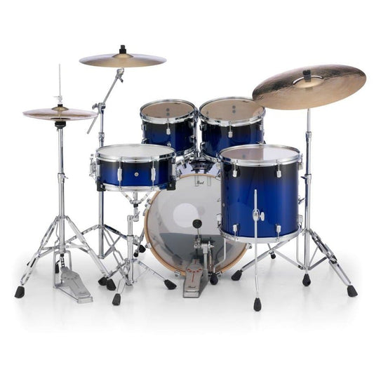 Pearl Decade Maple 5pc Drum Set w/20BD Kobalt Blue Fade