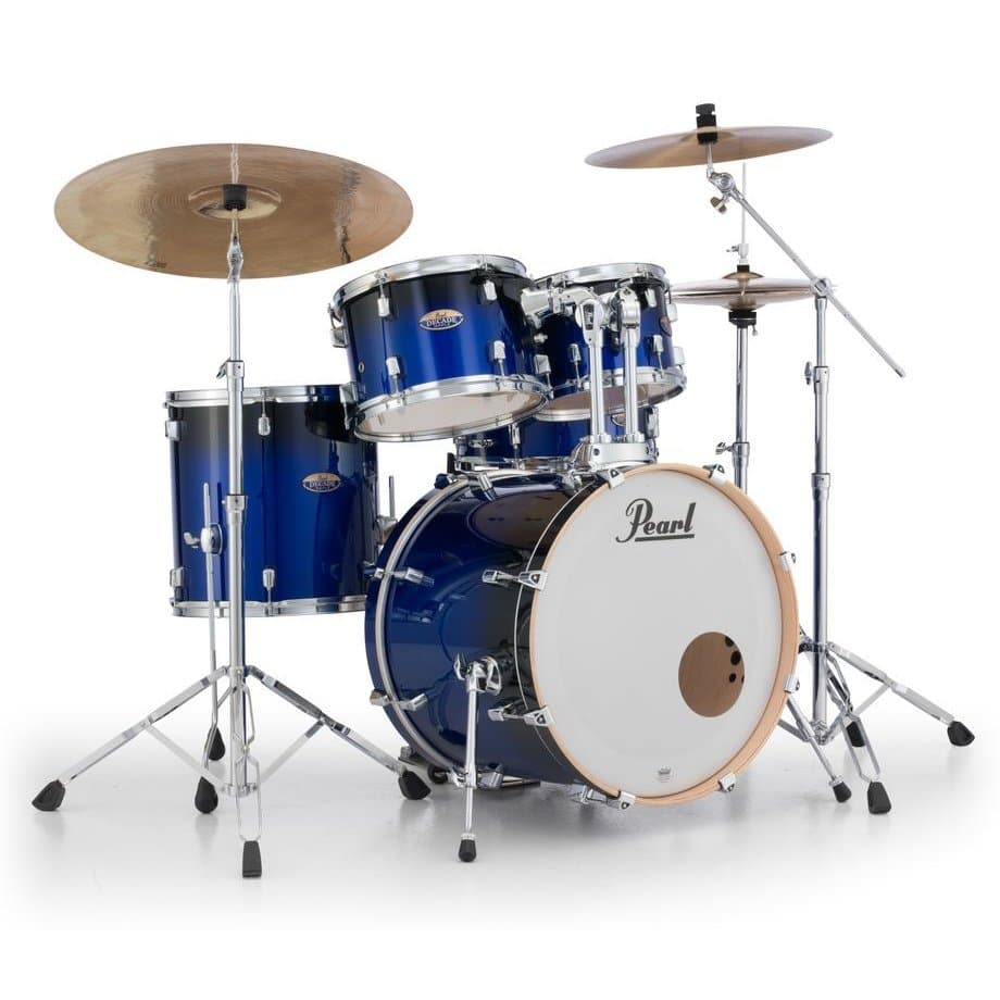 Pearl Decade Maple 5pc Drum Set w/20BD Kobalt Blue Fade