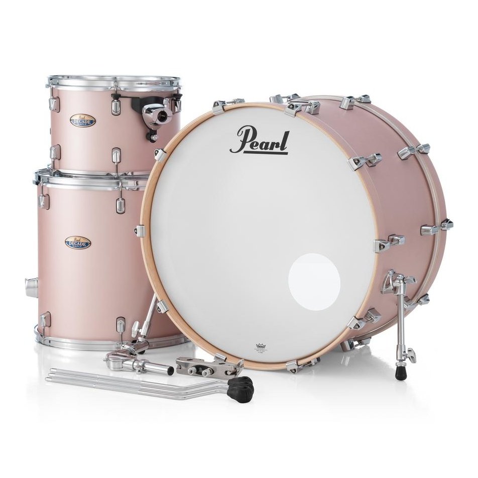 Pearl Decade Maple 3pc Drum Set Rose Mirage