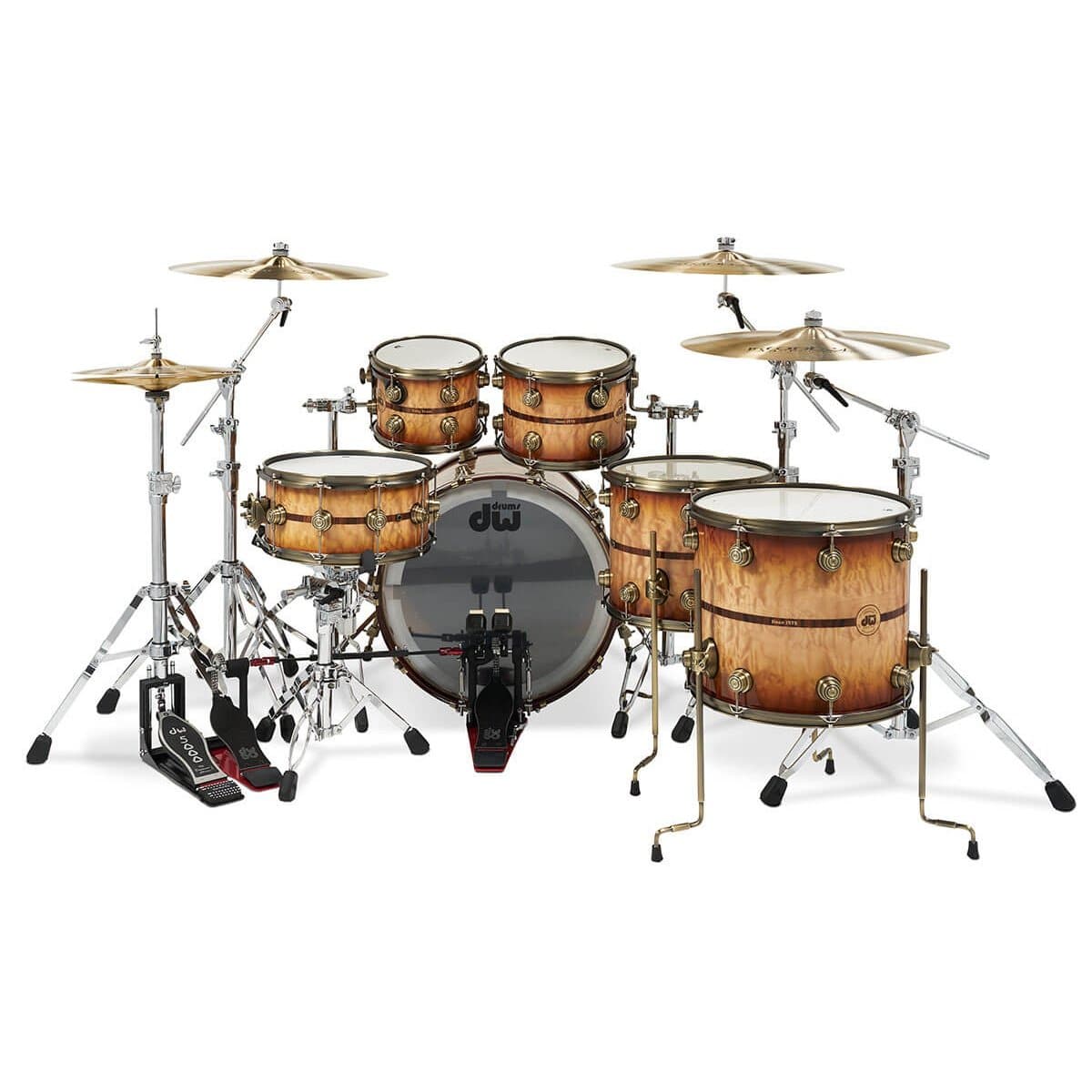 dw 50th anniversary pedal DW 50th Anniversary 6pc Drum Set