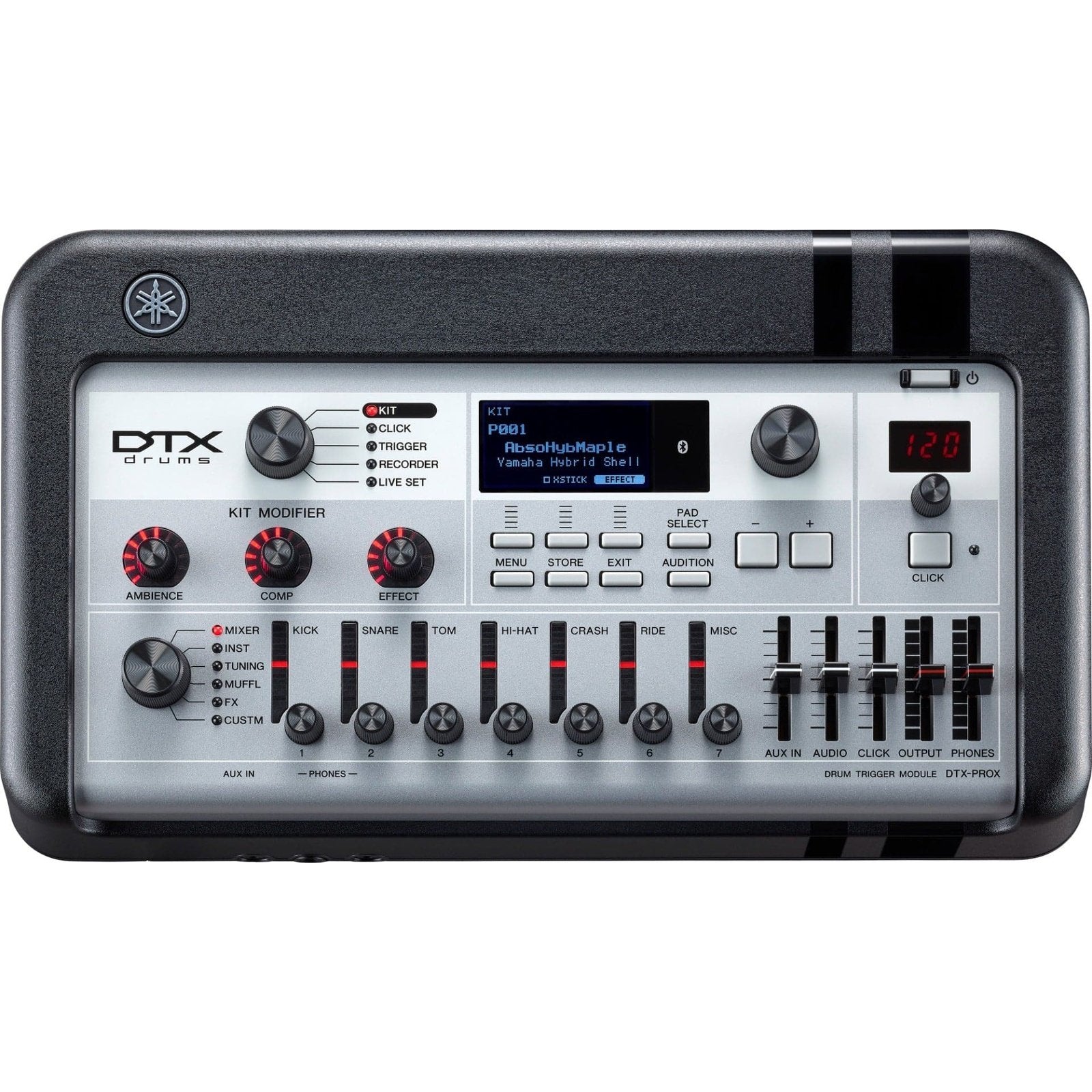 Yamaha DTX8K-X BF Electronic Drum Set - Black Forest