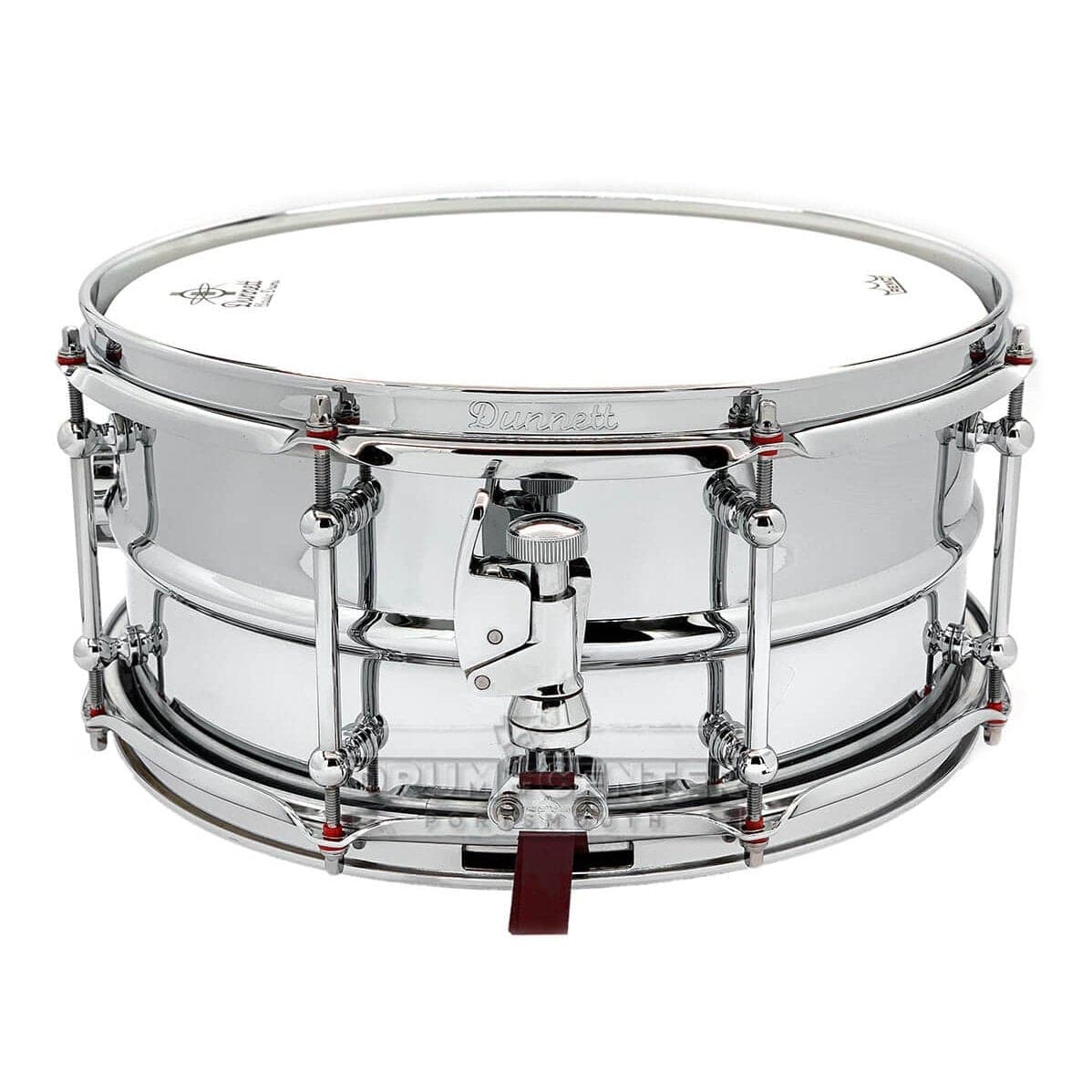 Dunnett Classic 2N Chrome Over Brass Snare Drum 14x6.5