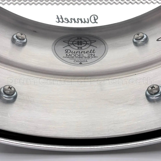 Dunnett Classic 2N Modeling Aluminum Snare Drum 14x6.5 w/Deko Lugs - Drum Center Of Portsmouth