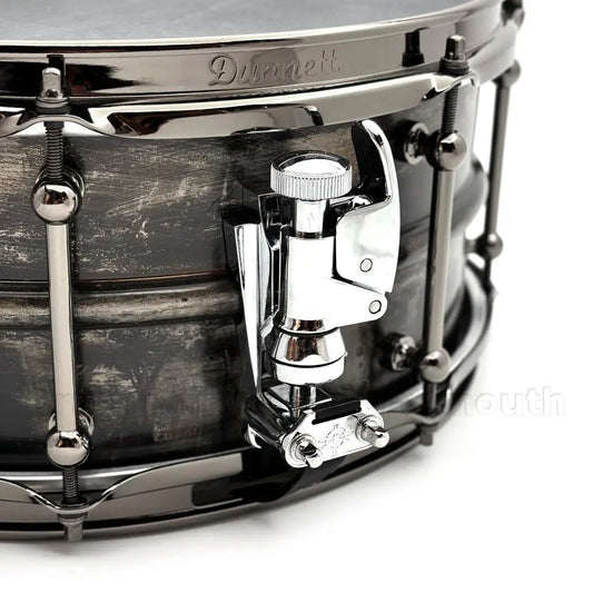 Dunnett Classic 2N High Carbon Steel Snare Drum 14x6.5 Black Patina w/Black Hw - Drum Center Of Portsmouth