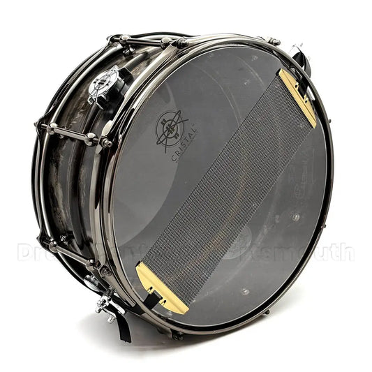Dunnett Classic 2N High Carbon Steel Snare Drum 14x6.5 Black Patina w/Black Hw - Drum Center Of Portsmouth