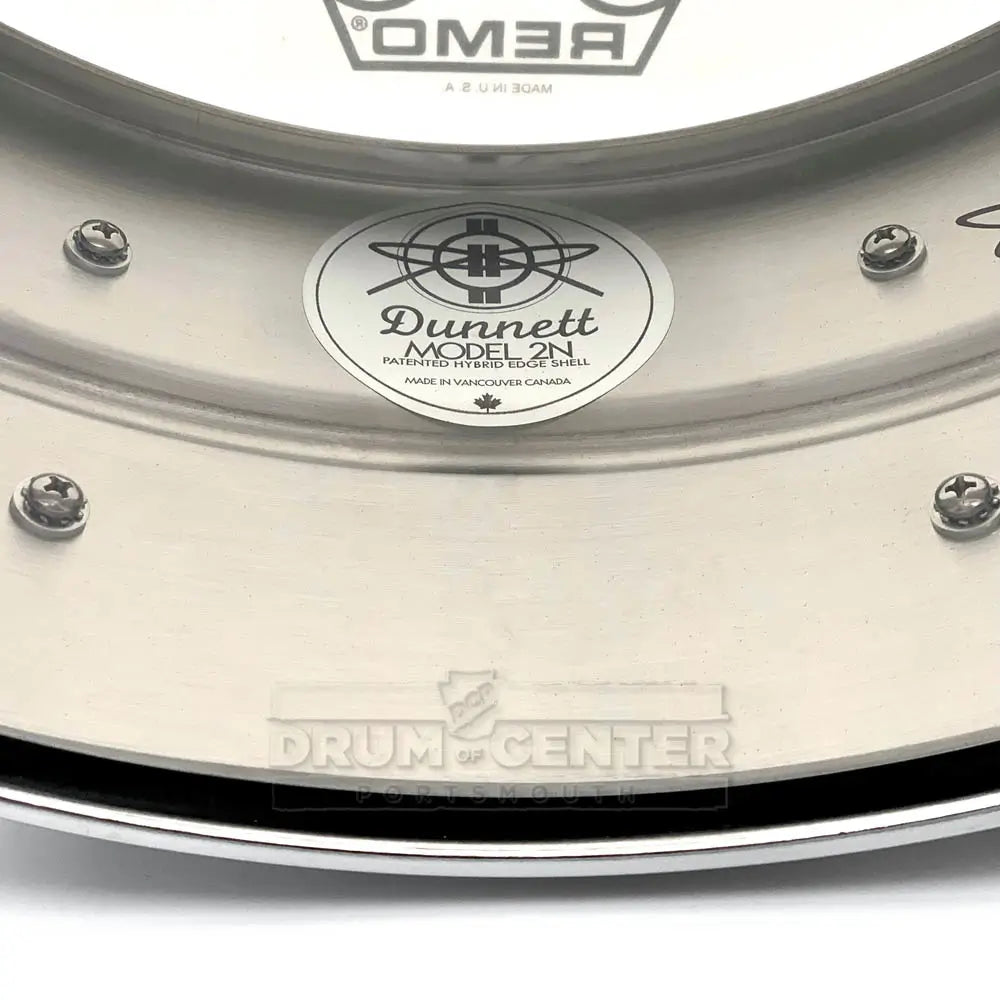 Dunnett Classic 2N Stainless Steel Snare Drum 14x5.5 - Drum Center Of Portsmouth