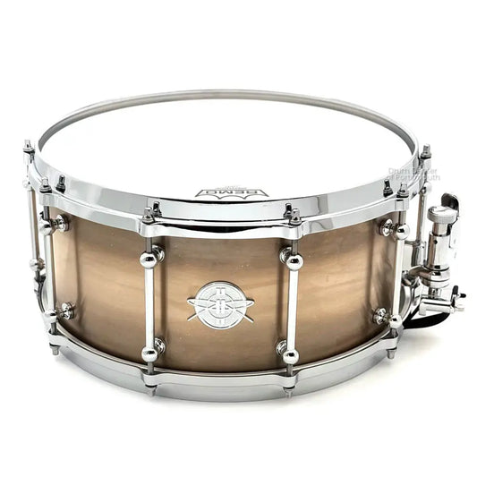 Dunnett Classic Model K Kast Bronze Snare Drum 14x6.5 Machine Finish - Drum Center Of Portsmouth