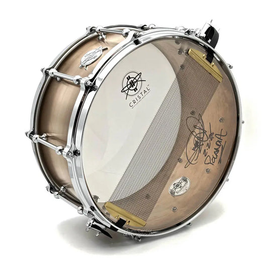 Dunnett Classic Model K Kast Bronze Snare Drum 14x6.5 Machine Finish - Drum Center Of Portsmouth