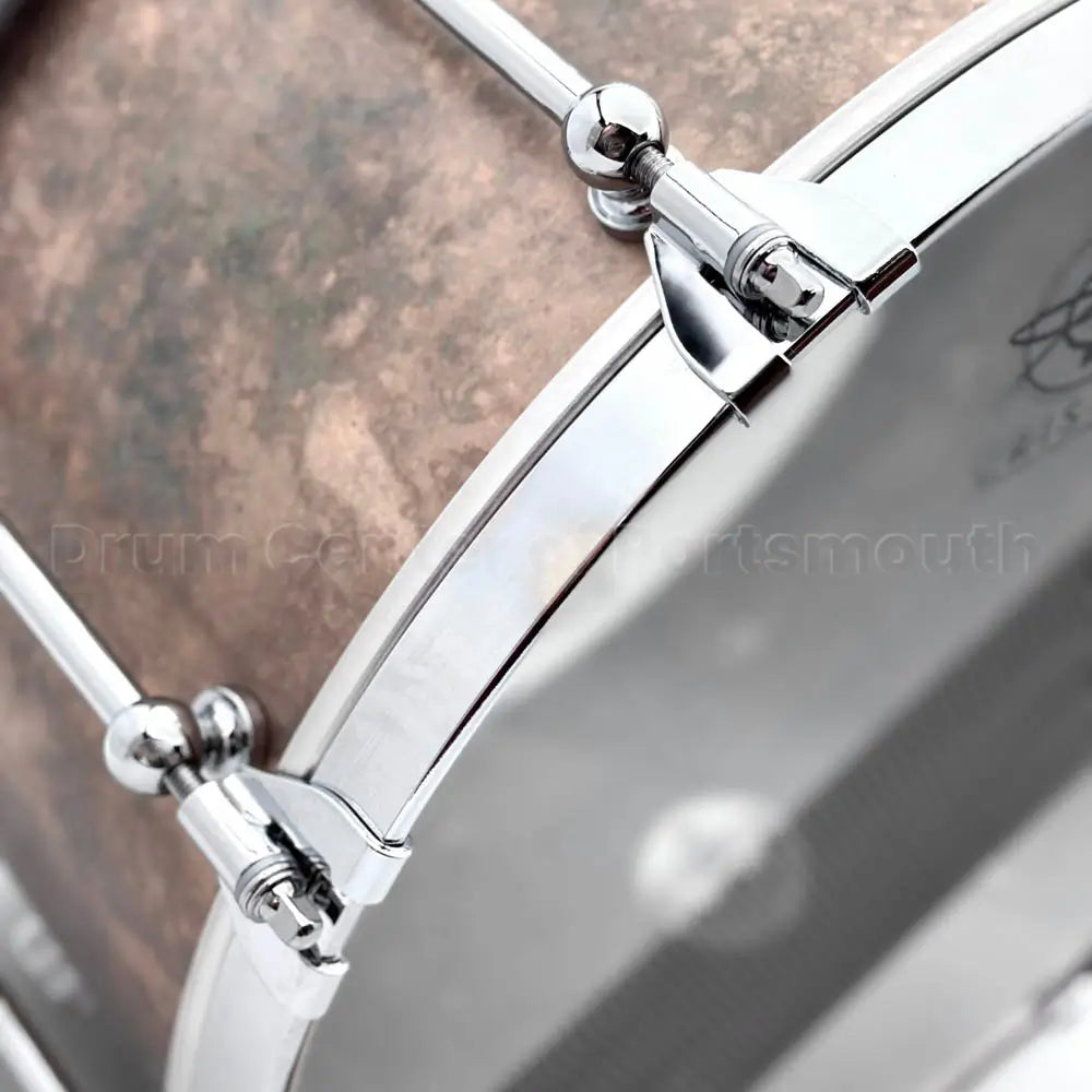 Dunnett Classic Model K Kast Bronze Snare Drum 14x7 w/Cold Rolled Hoops - Drum Center Of Portsmouth