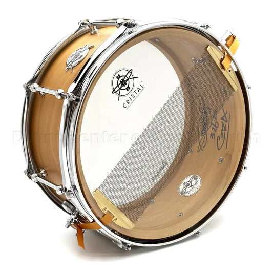 Dunnett Classic MonoPly Milkwood Snare Drum 14x6.5 Satin Natural - Drum Center Of Portsmouth