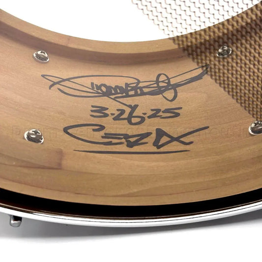 Dunnett Classic MonoPly Milkwood Snare Drum 14x6.5 Satin Natural - Drum Center Of Portsmouth