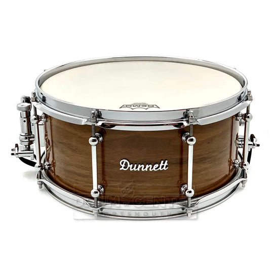 Dunnett Classic MonoPly Walnut Snare Drum 14x6.5 Gloss Natural - Drum Center Of Portsmouth