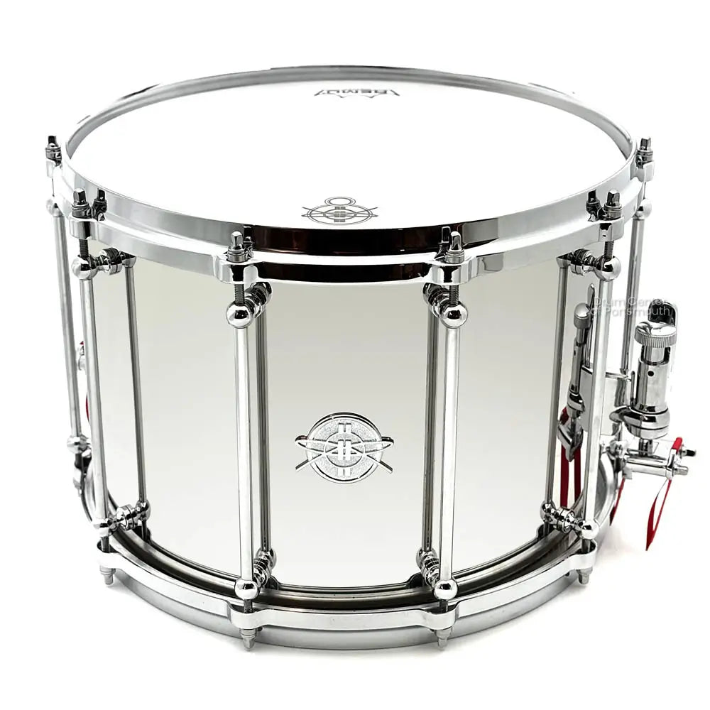 Dunnett Classic Stainless Steel Snare Drum 14x10 Polished w/Die Cast Hoops - Drum Center Of Portsmouth