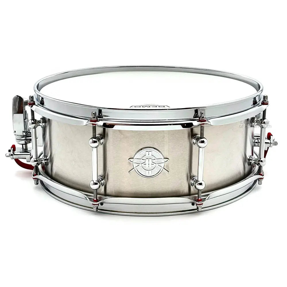 Dunnett Classic Stainless Steel Snare Drum 14x5.5 Brushed - Drum Center Of Portsmouth