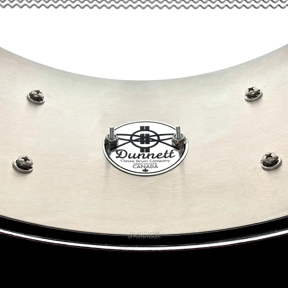 Dunnett Classic Stainless Steel Snare Drum 14x5.5 Brushed - Drum Center Of Portsmouth