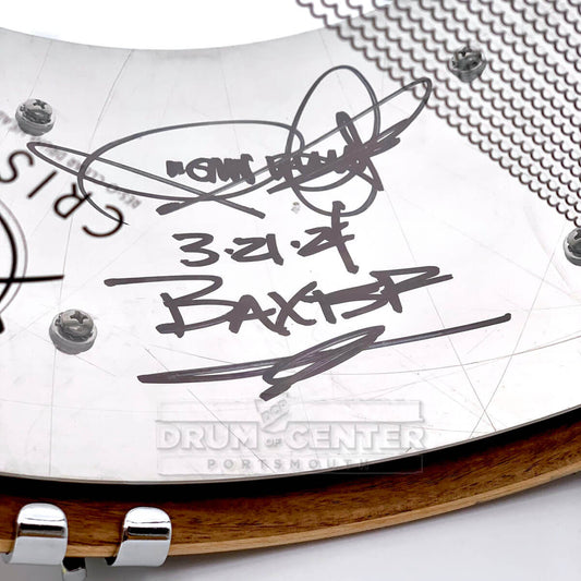 Dunnett Classic Stainless Steel Snare Drum 14x7 w/Acacia Hybrid Hoops - Drum Center Of Portsmouth