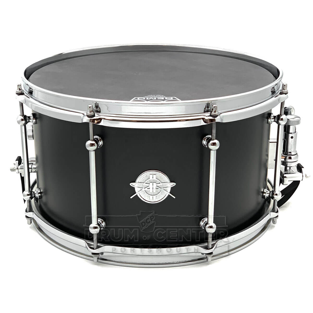 Dunnett Classic Stainless Steel Snare Drum 14x8 Matte Black - Drum Center Of Portsmouth