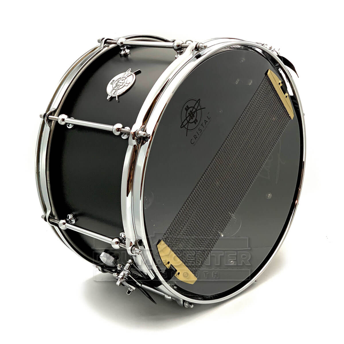 Dunnett Classic Stainless Steel Snare Drum 14x8 Matte Black - Drum Center Of Portsmouth