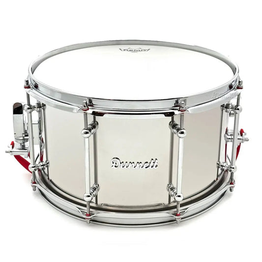 Dunnett Classic Stainless Steel Snare Drum 14x8 Polished - Drum Center Of Portsmouth