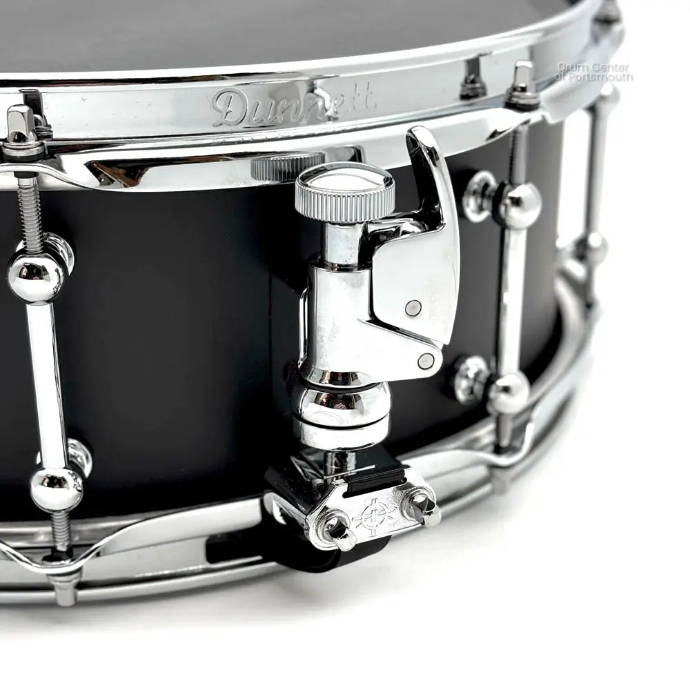Dunnett Classic Titanium Snare Drum 14x5.5 Matte Black - Drum Center Of Portsmouth