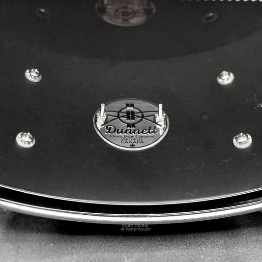 Dunnett Classic Titanium Snare Drum 14x5.5 Matte Black - Drum Center Of Portsmouth