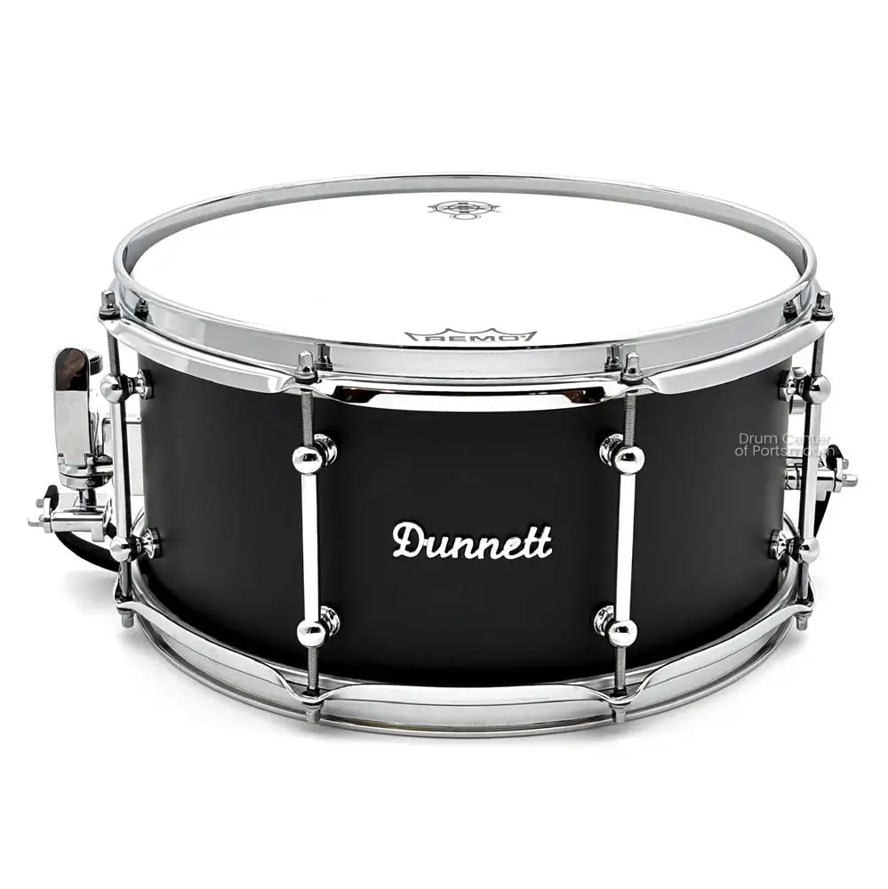 Dunnett Classic Titanium Snare Drum 14x7 Matte Black